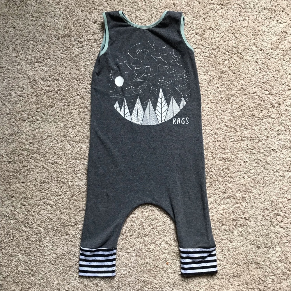 Rags to Raches sleeveless constellation romper